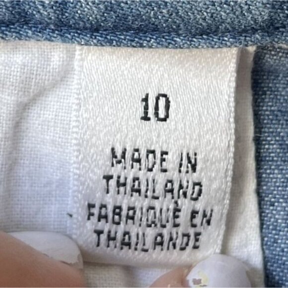 Talbots Southwestern Jeans Size 10 Coastal Grandma Embroidered Straight Aztec - Picture 9 of 10